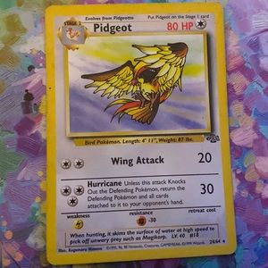 Pidgeot Stage 1 Card Pokemon